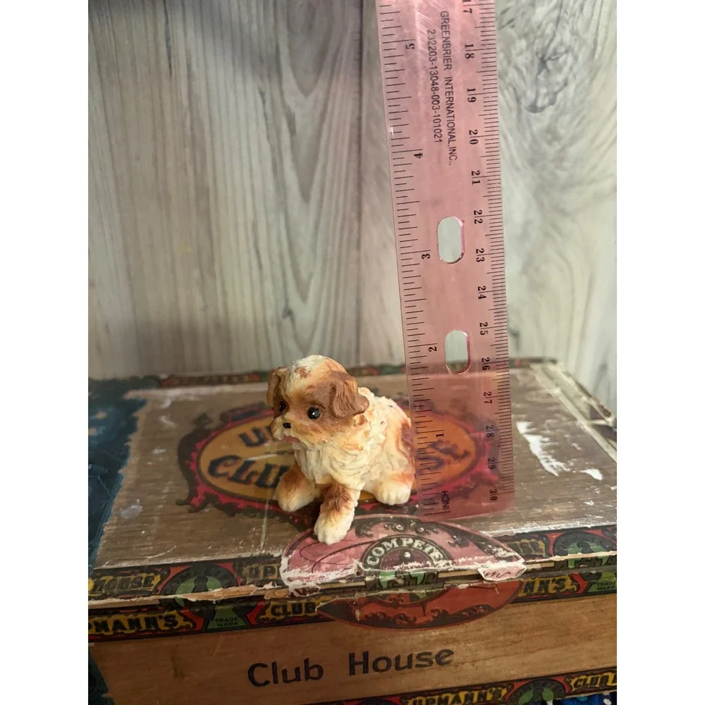 Miniature Shih Tzu Dog Figurine